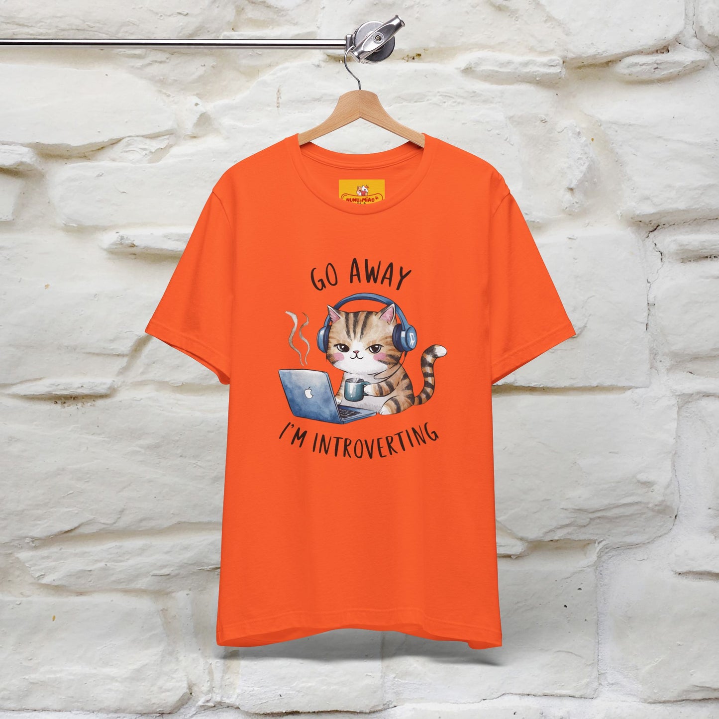 ''Go Away, I’m Introverting'' | Cat T-Shirt | Nunu&Miao Studio - Nunu&Miao Studio
