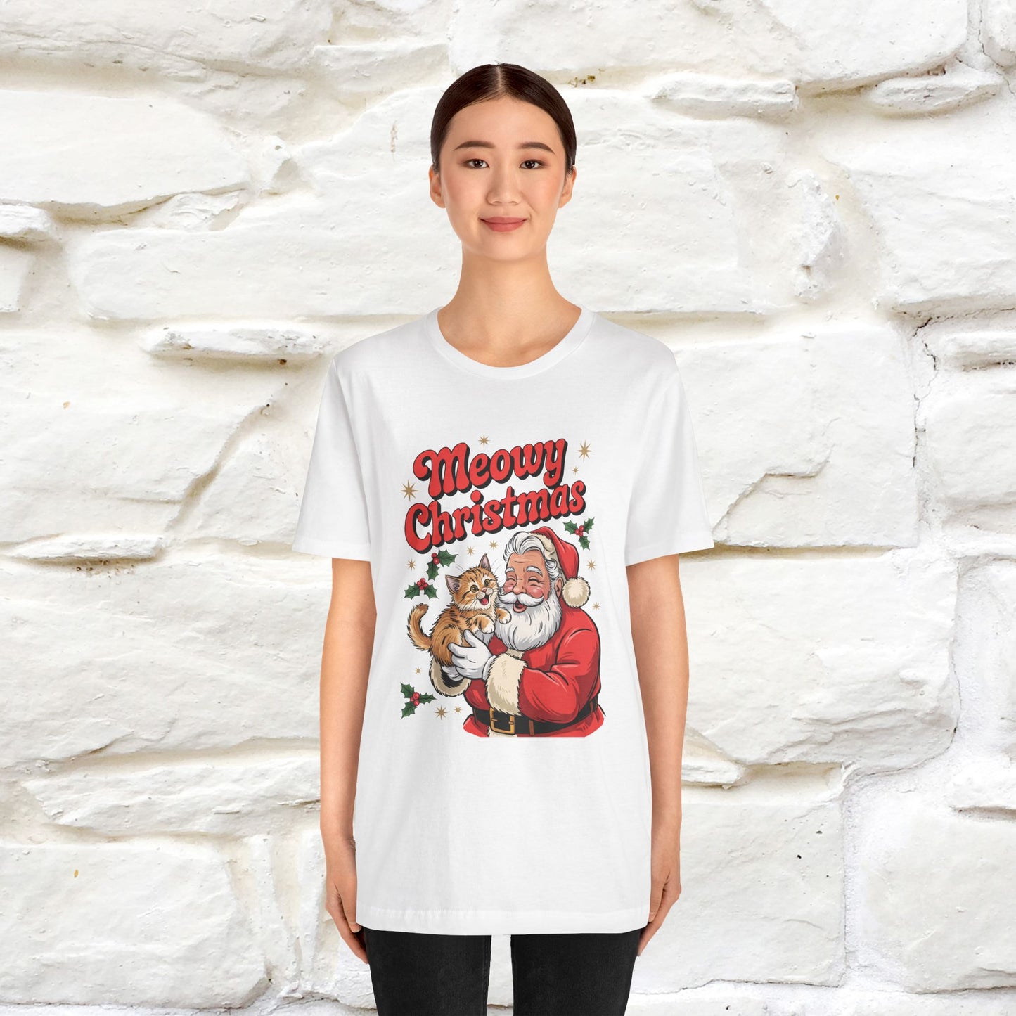 “Meowy Christmas” | Cat T-Shirt | Nunu&Miao Studio