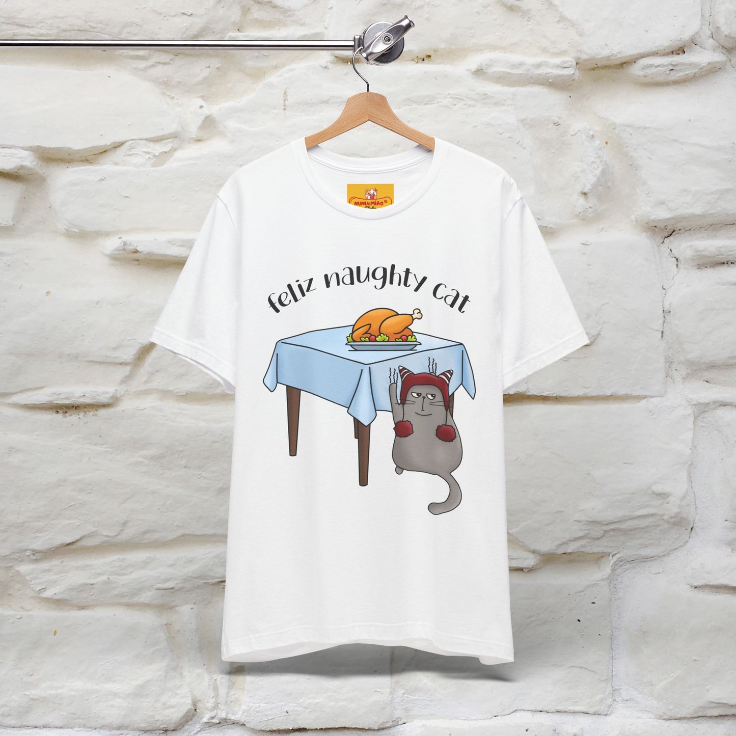 "Feliz Naughty Cat" |Funny Cat T-Shirt | Nunu&Miao Studio