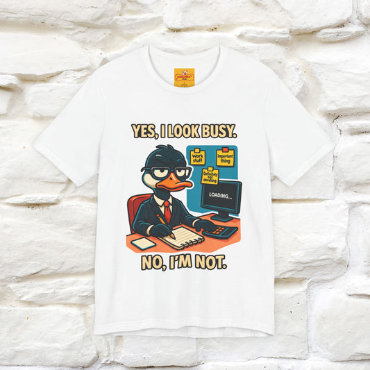 ''Yes, I Look Busy. No I'm Not.''|  Sarcastic Cat T-Shirt | Nunu&Miao Studio