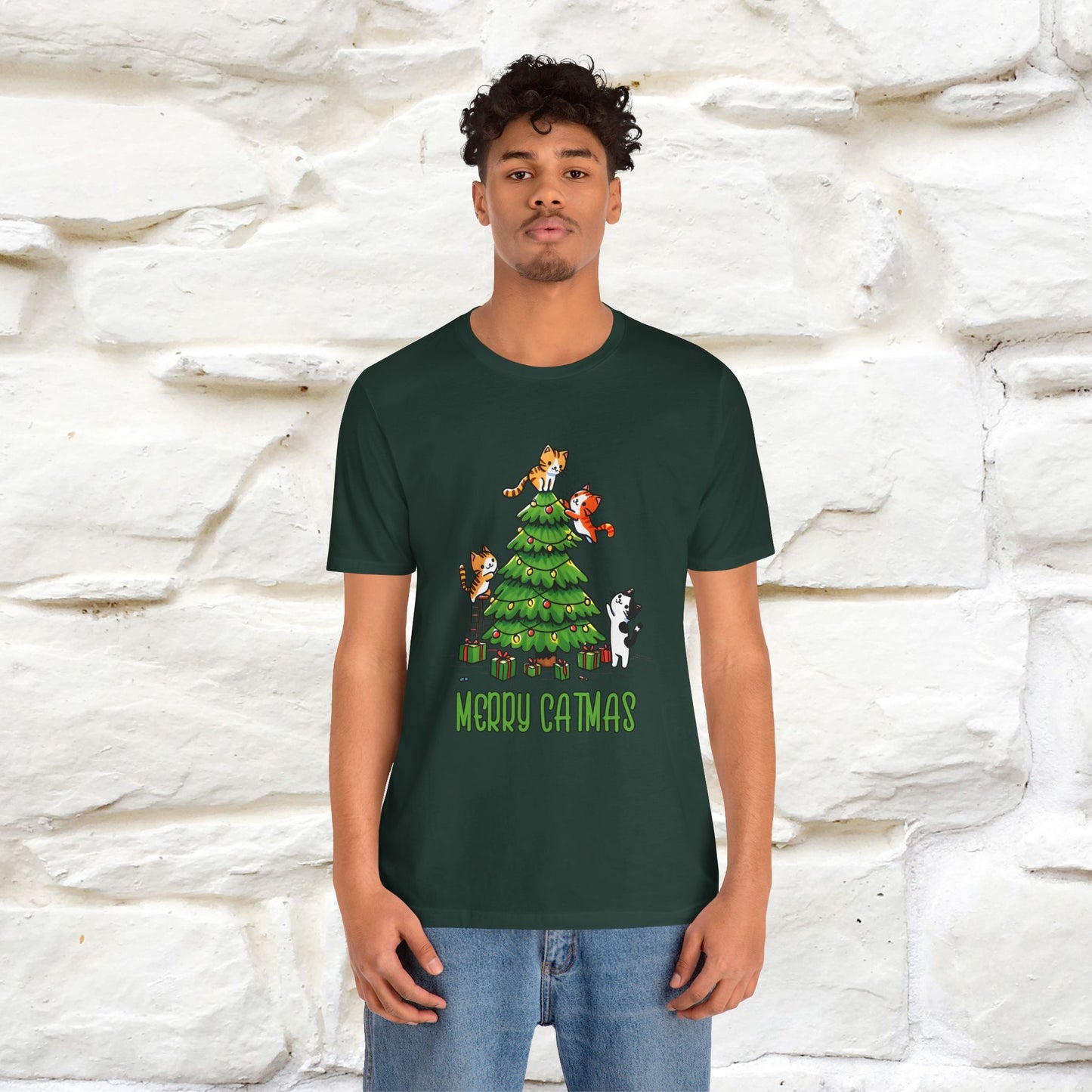 ''Merry Catmas'' | Cattitude Christmas Tee| Nunu&Miao Studio - Nunu&Miao Studio
