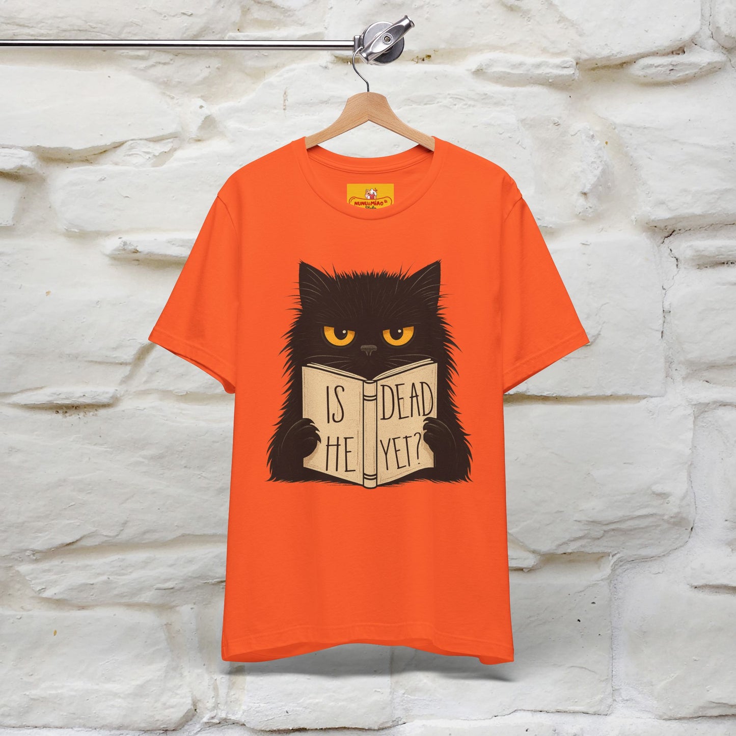 "Is He Dead Yet" |Cat T-Shirt | Nunu&Miao Studio - Nunu&Miao Studio