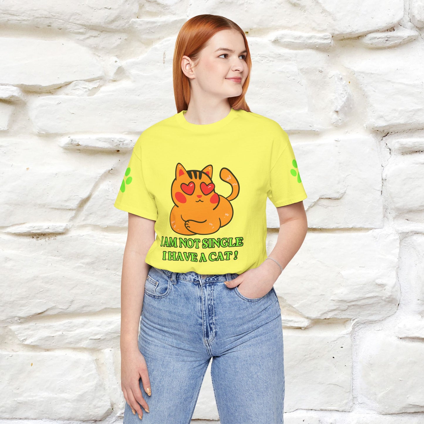 ''I’m Not Single, I Have a Cat'' |Cat Shirt | Nunu&Miao Studio - Nunu&Miao Studio