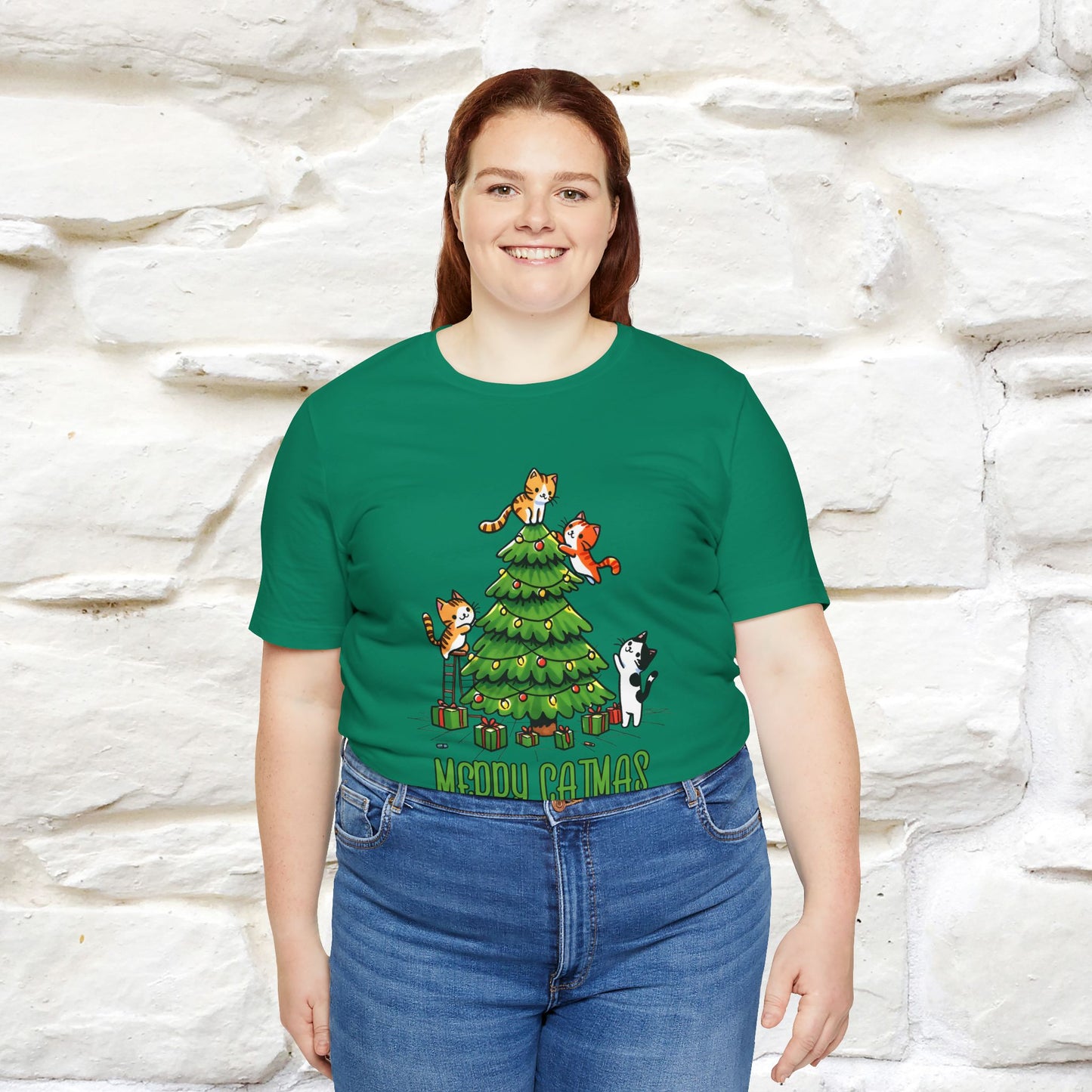 ''Merry Catmas'' | Cattitude Christmas Tee| Nunu&Miao Studio - Nunu&Miao Studio