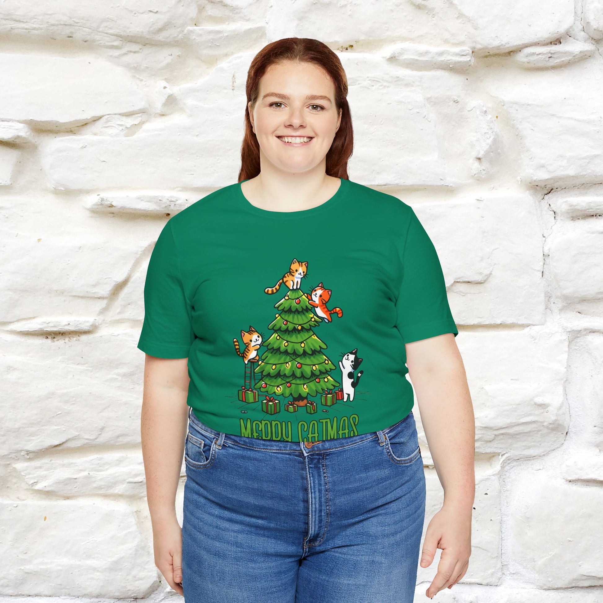 ''Merry Catmas'' | Cattitude Christmas Tee| Nunu&Miao Studio - Nunu&Miao Studio