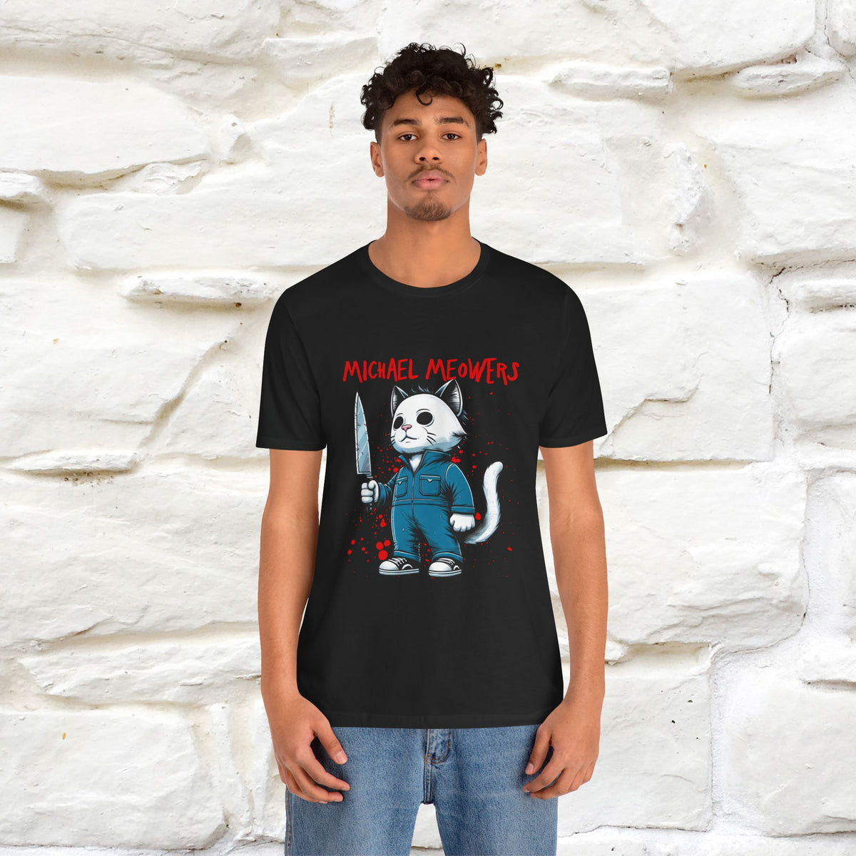 ''Michael Meowers'' Cat T-Shirt |  | Nunu&Miao Studio