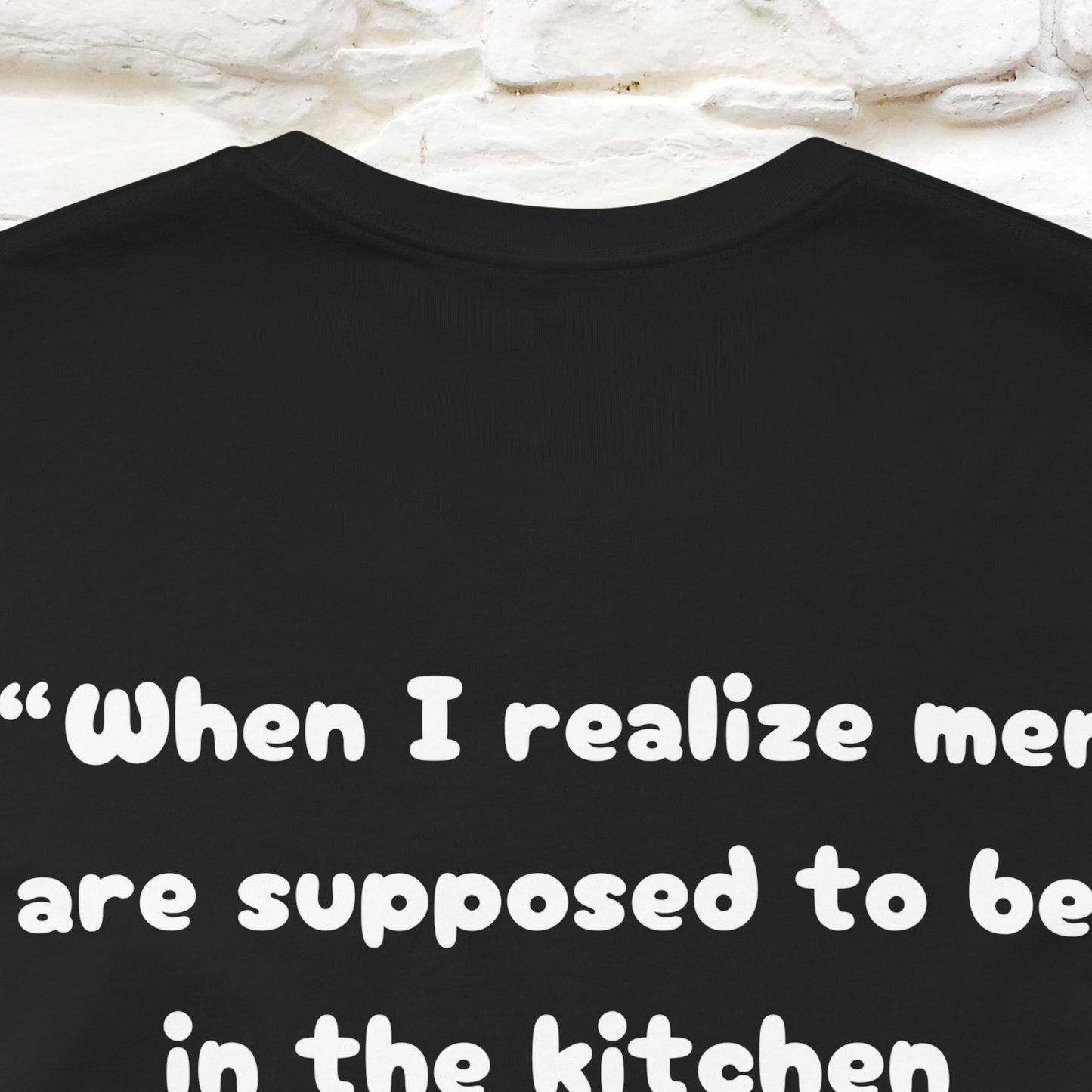 ’“When I realize men are ...." Funny Cat T-Shirt | Nunu&Miao Studio