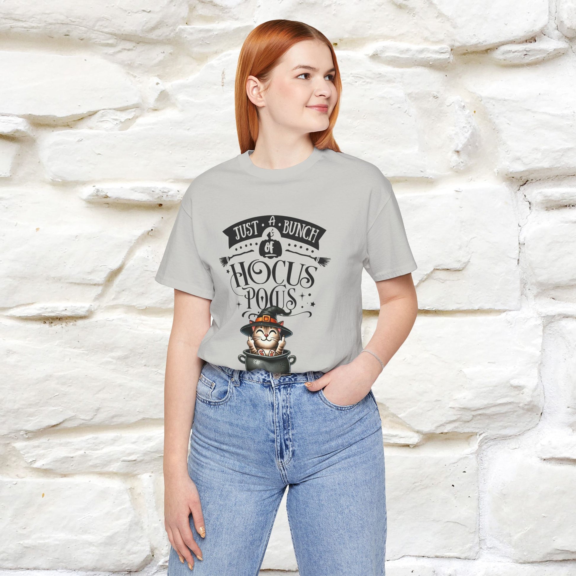"Just A Bunch Of Hocus Pocus" Cat  T-shirt |Nunu&Miao Studio - Nunu&Miao Studio