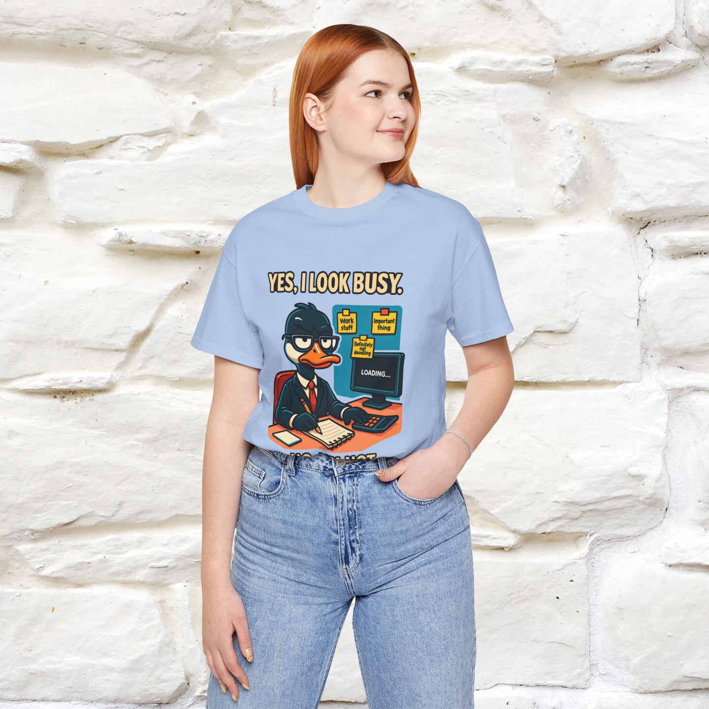 ''Yes, I Look Busy. No I'm Not.''|  Sarcastic Cat T-Shirt | Nunu&Miao Studio