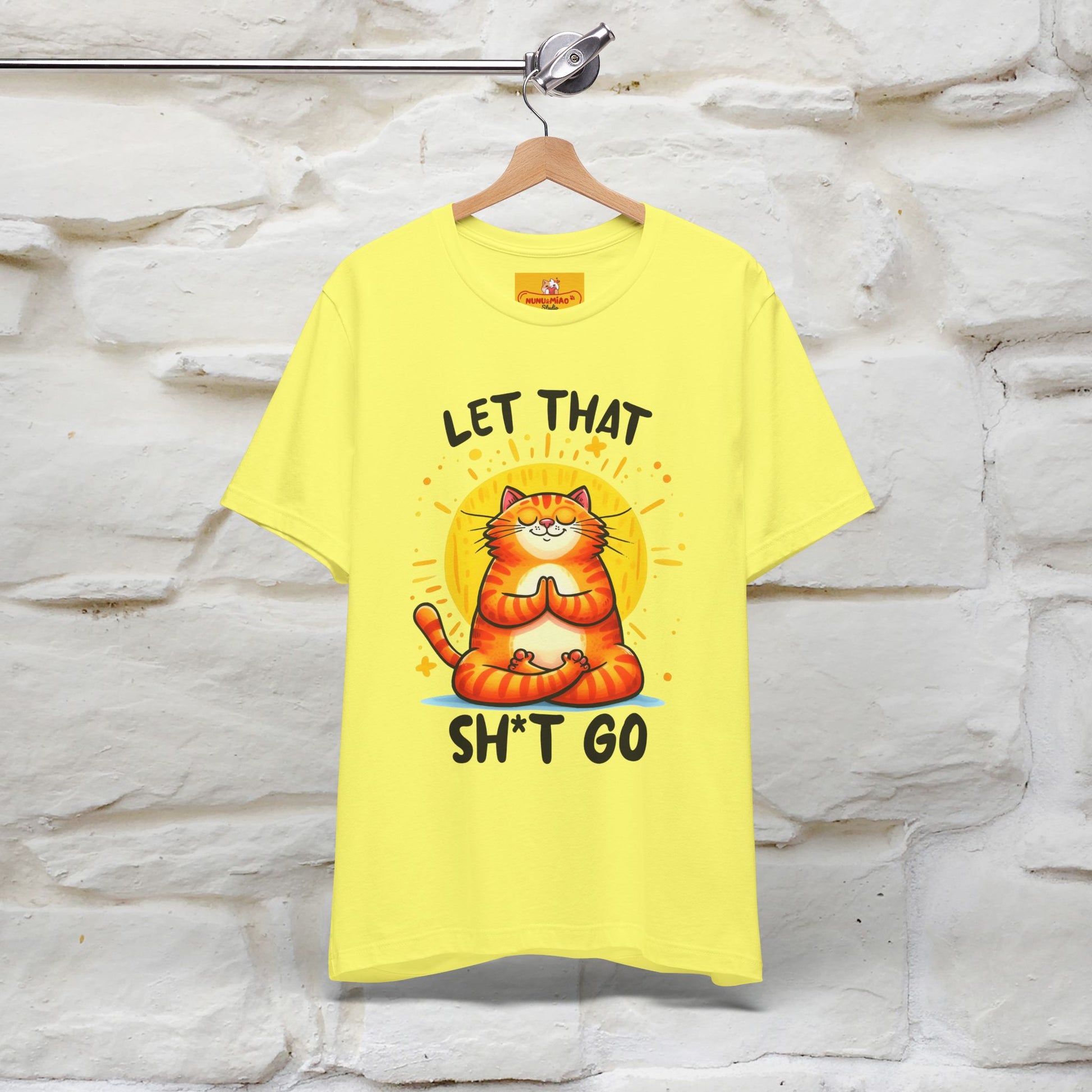 "Let That Sh*t Go" Cat T-shirt |Nunu&Miao Studio - Nunu&Miao Studio