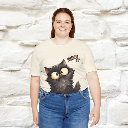 ''What ?'' | Cat T-Shirt  | Nunu&Miao Studio - Nunu&Miao Studio