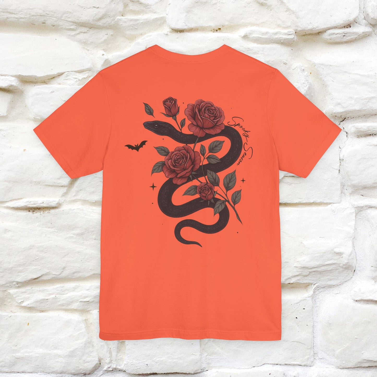 "The Rose and The Snake " Halloween T-shirt |Nunu&Miao Studio - Nunu&Miao Studio