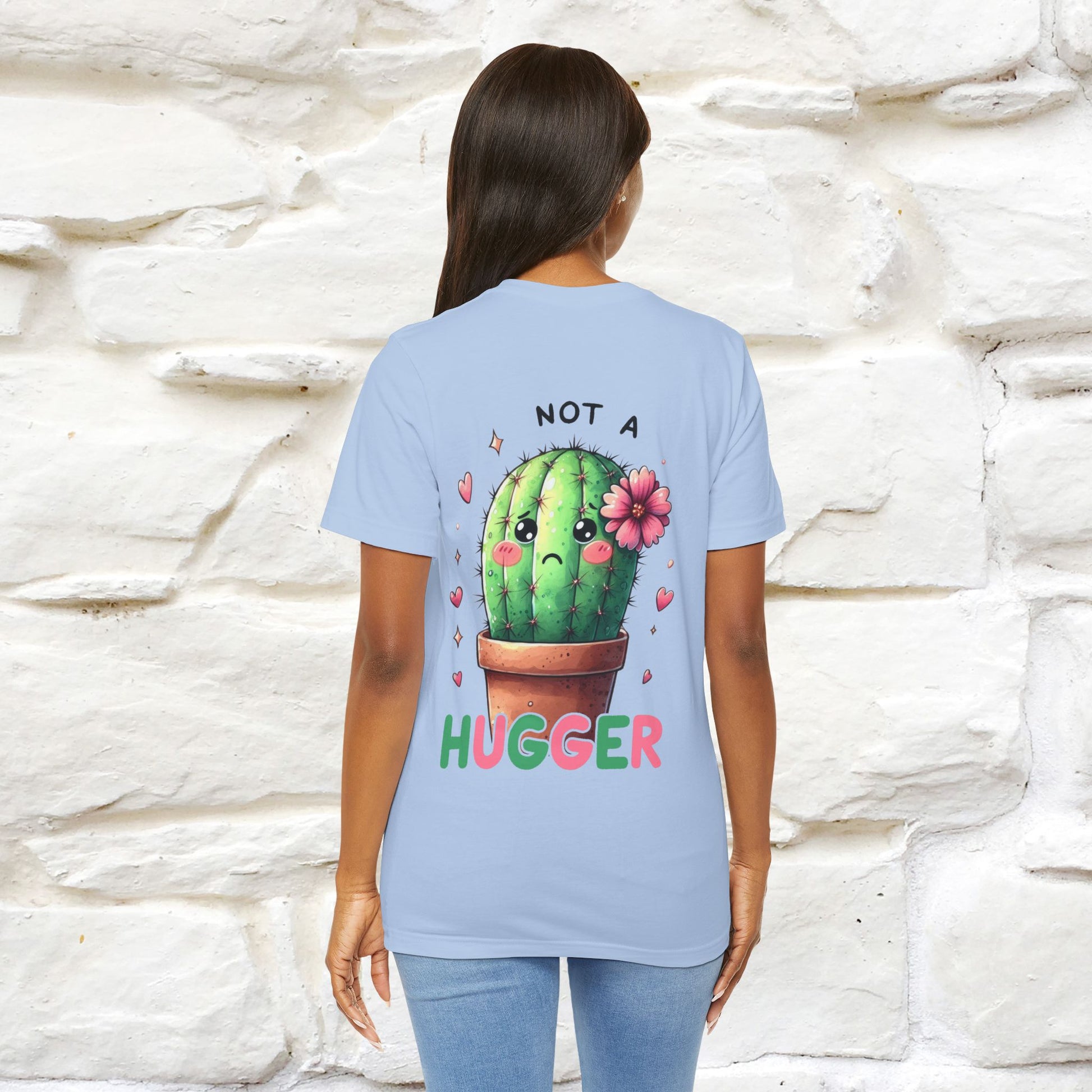 "Not A Hugger" |Funny T-Shirt | Front & Back Design|Nunu&Miao Studio - Nunu&Miao Studio