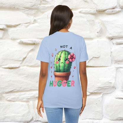 "Not A Hugger" |Funny T-Shirt | Front & Back Design|Nunu&Miao Studio - Nunu&Miao Studio