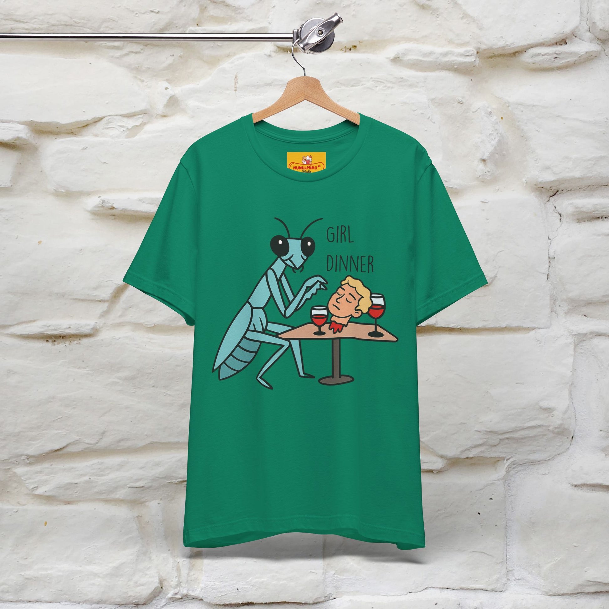 "Girl Dinner" Funny T-shirt |Nunu&Miao Studio - Nunu&Miao Studio