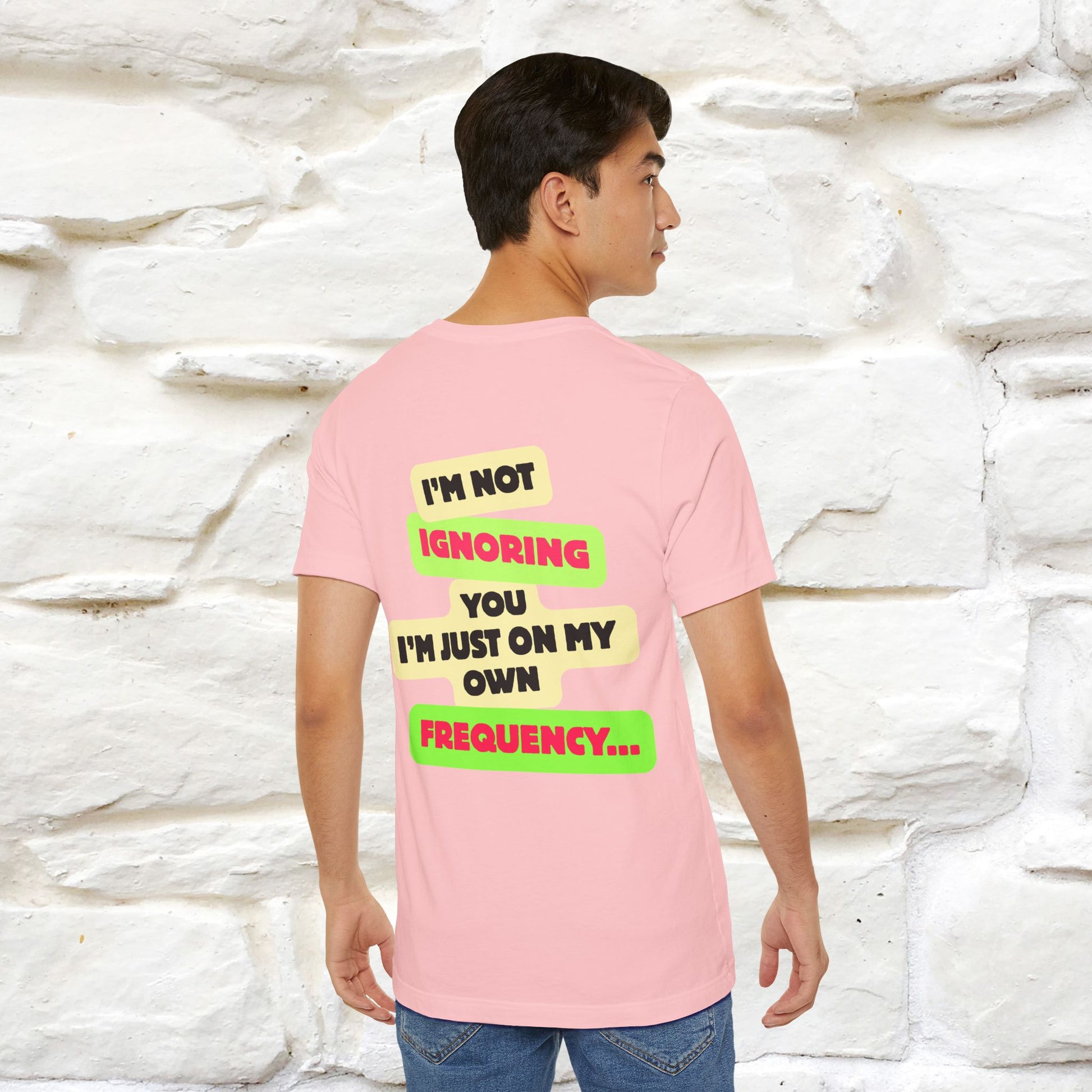 "I'm Not Ignoring You. I'm Just  .. " Cat T-Shirt | Front & Back Design | Nunu&Miao Studio - Nunu&Miao Studio