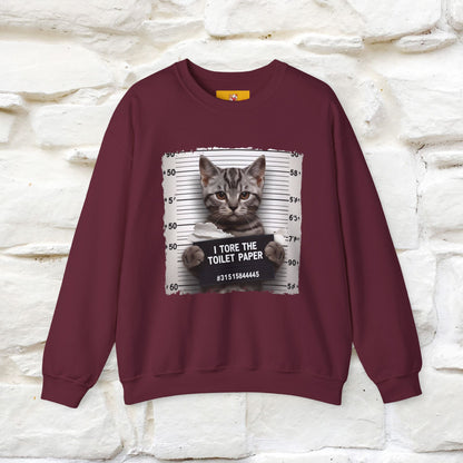 "I Tore The Toilet Paper.'' |Cat Sweatshirt | Nunu&Miao Studio