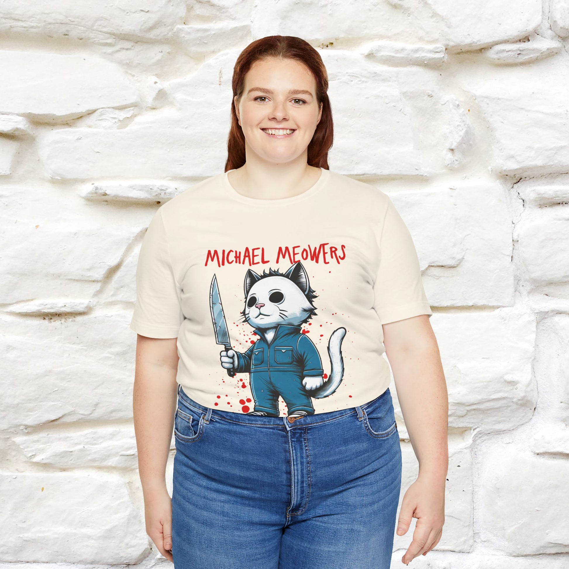 ''Michael Meowers'' Cat T-Shirt |  | Nunu&Miao Studio - Nunu&Miao Studio