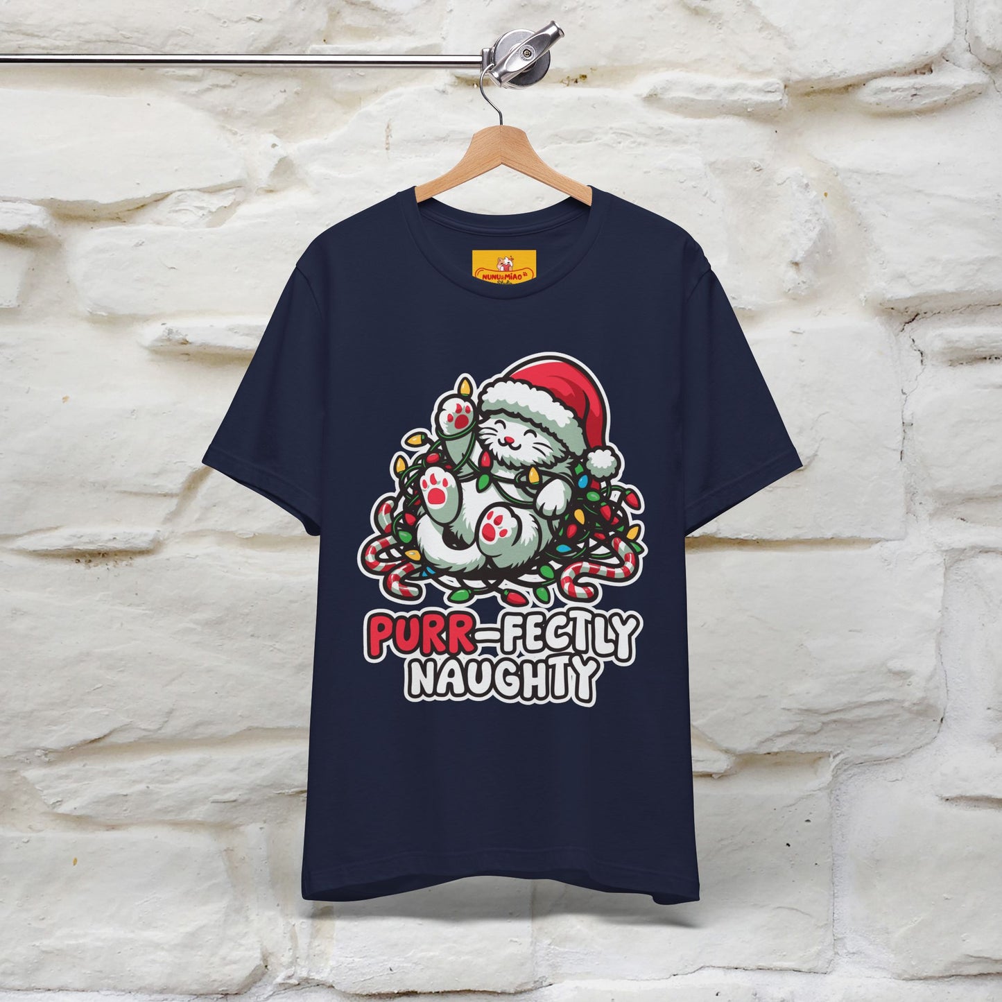 “Purr-Fectly Naughty” | Cat T-Shirt | Nunu&Miao Studio