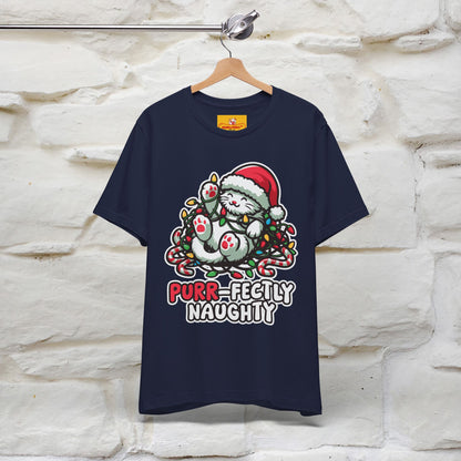 “Purr-Fectly Naughty” | Cat T-Shirt | Nunu&Miao Studio