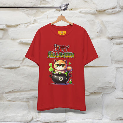 "Angry Cat Happy Halloween" Cat  T-shirt |Nunu&Miao Studio - Nunu&Miao Studio