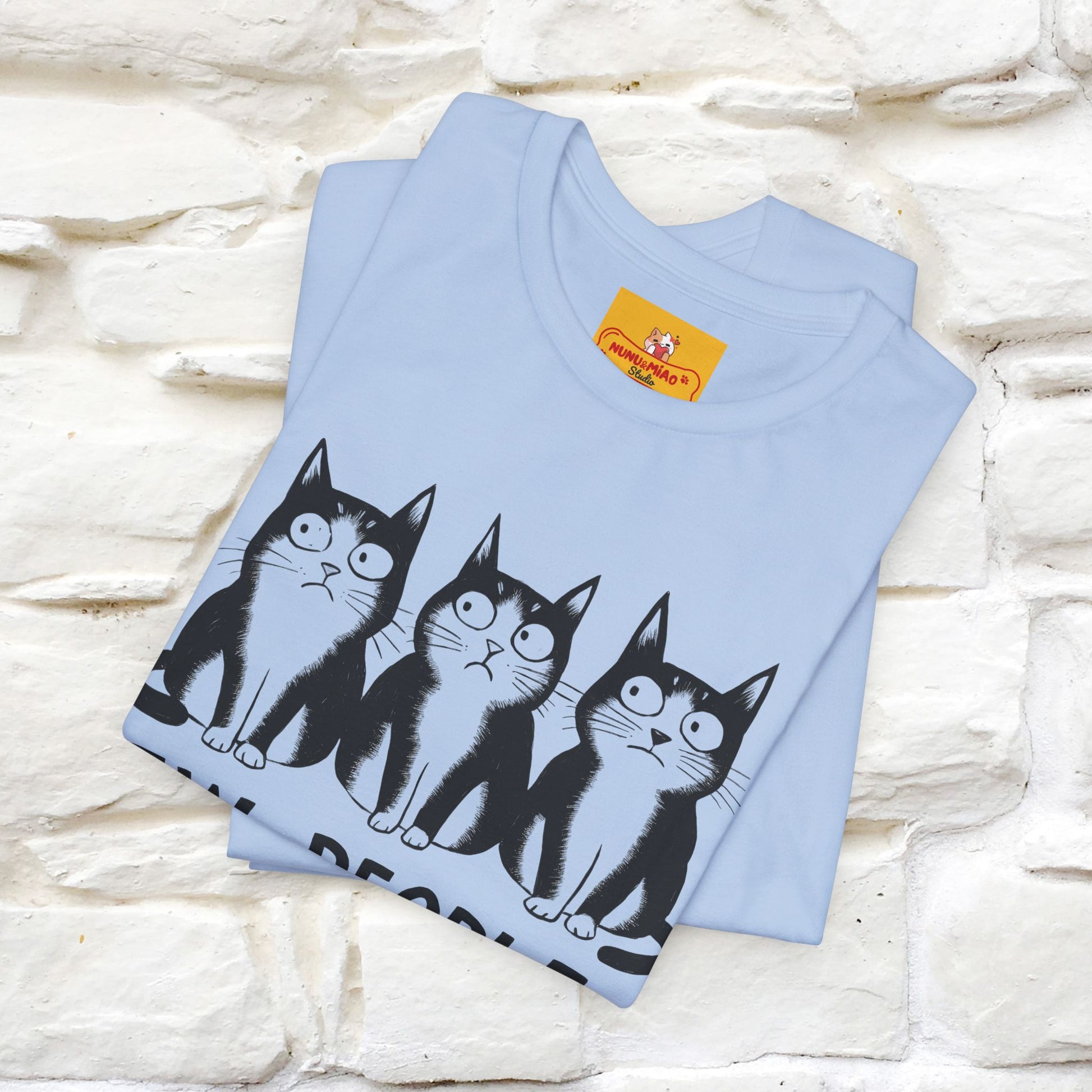 Ew, People | Funny Cat T-Shirt | Nunu&Miao Studio - Nunu&Miao Studio