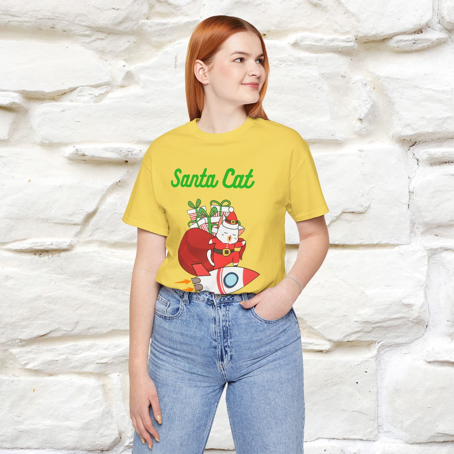 "Funny Santa Cat..." | Cat T-Shirt | Nunu&Miao Studio