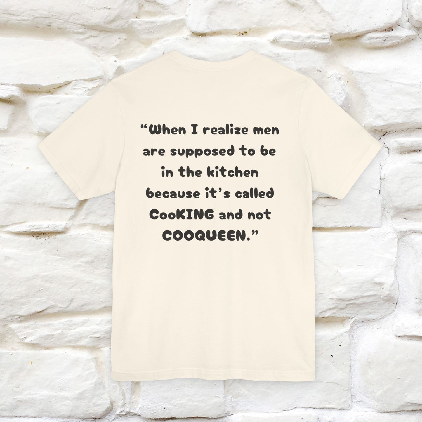 ’“When I realize men are ...." Funny Cat T-Shirt | Nunu&Miao Studio