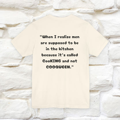 ’“When I realize men are ...." Funny Cat T-Shirt | Nunu&Miao Studio