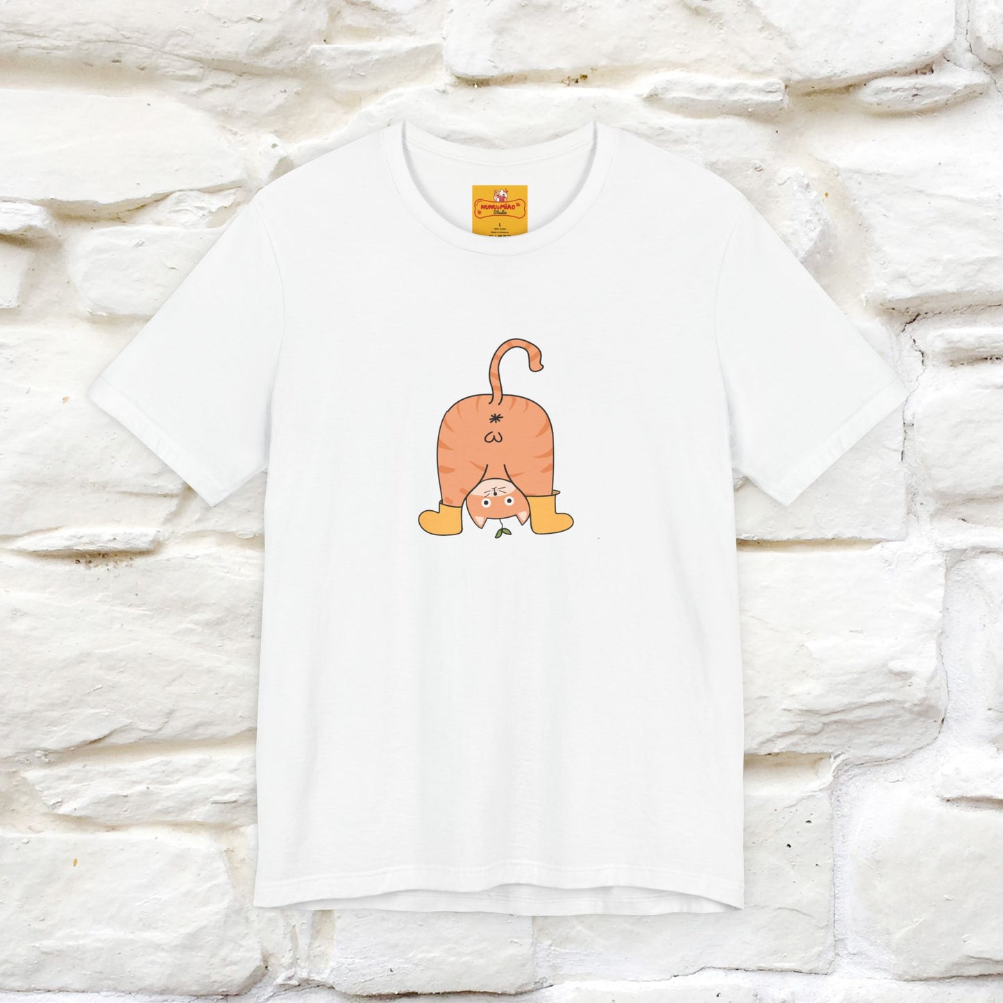 "Sometimes You Need to Look at Life from a Different Perspective" Cat T-Shirt | Front & Back Design | Nunu&Miao Studio - Nunu&Miao Studio