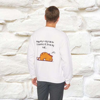 ''Napping Is My Cardio...'' | Cute Cat Sweatshirt | Nunu&Miao Studio