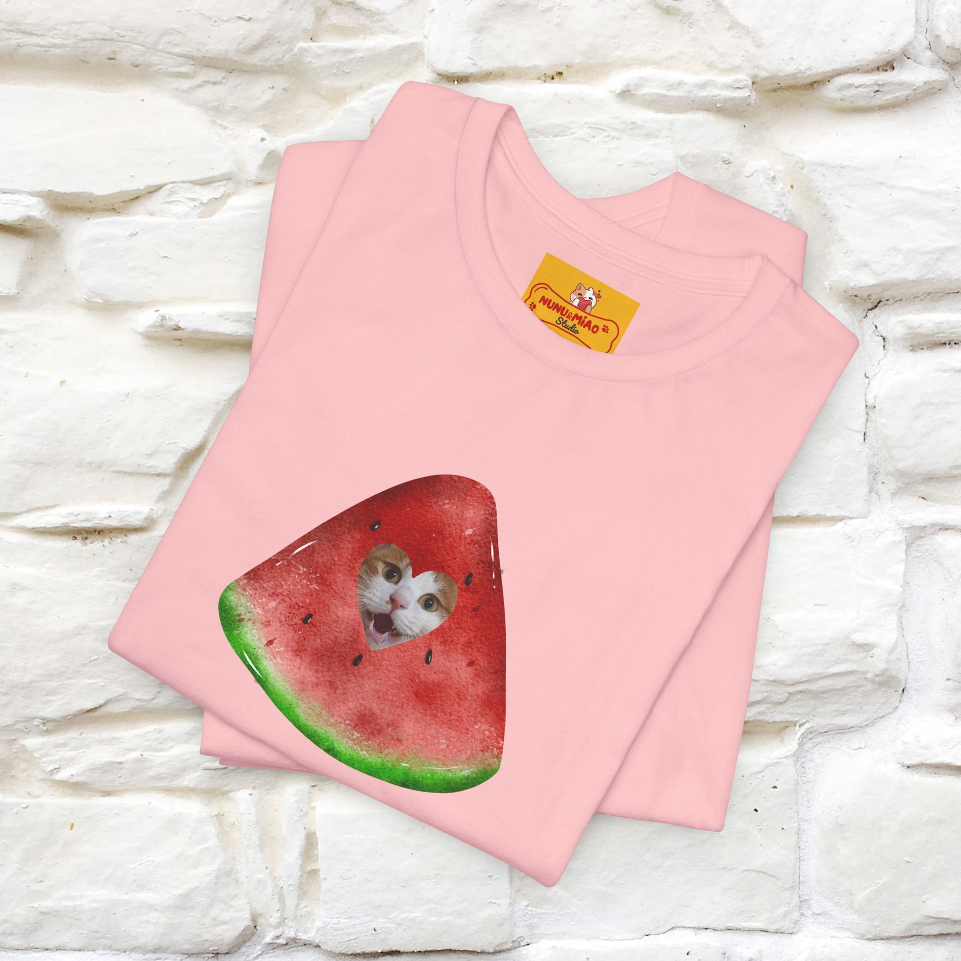 "Free Palestine" Cat T-shirt | Front & Back Design |Nunu&Miao Studio - Nunu&Miao Studio