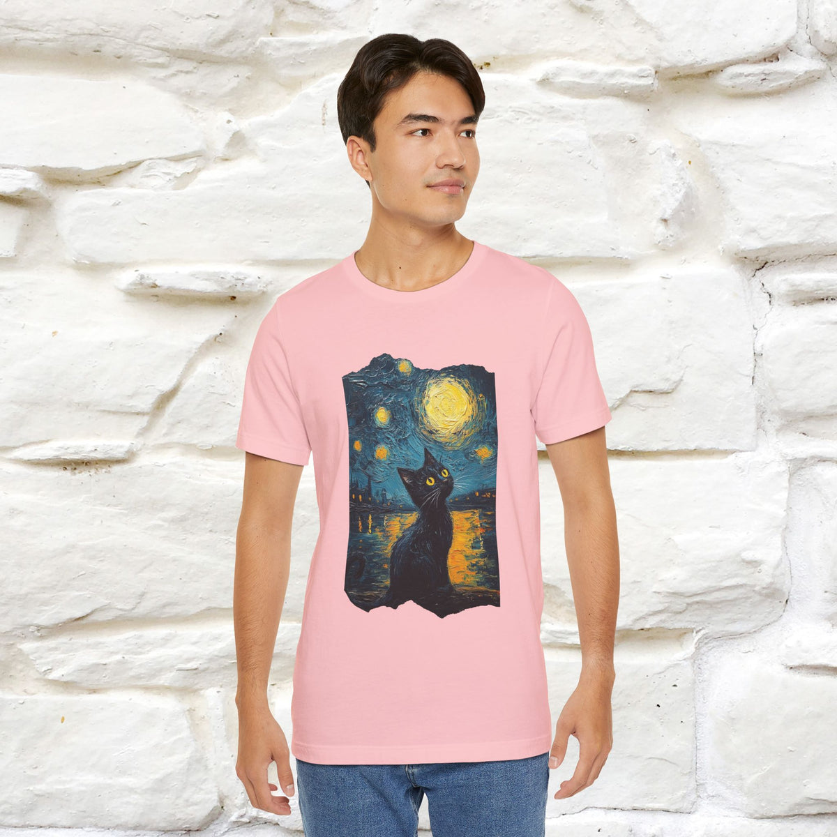 “Miaoolight.” | Cat T-Shirt | Front & Back Design | Nunu&Miao Studio