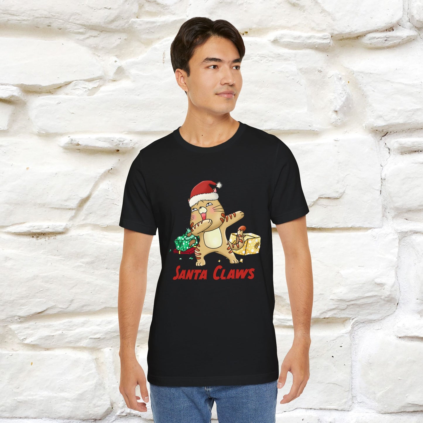 "Santa Claws" |Funny Cat T-Shirt | Nunu&Miao Studio