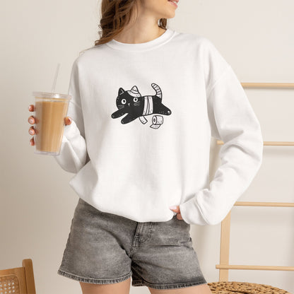 ''Welcome To The Bathroom...'' |Cat Sweatshirt | Nunu&Miao Studio