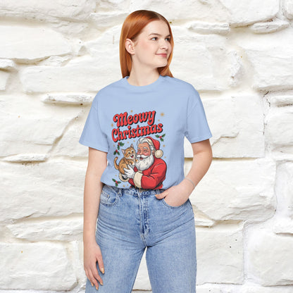 “Meowy Christmas” | Cat T-Shirt | Nunu&Miao Studio