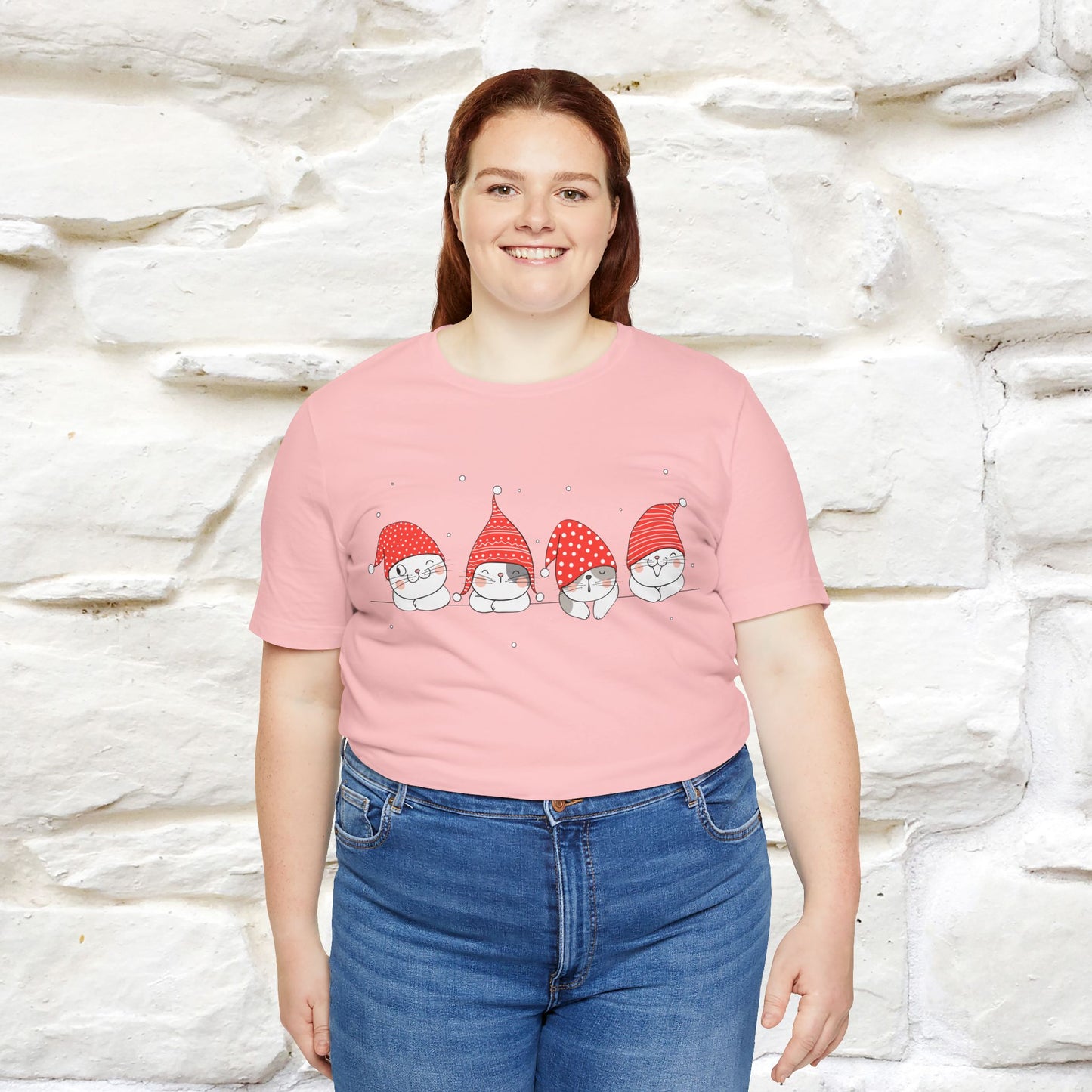''Christmas Cute'' |Cats T-shirt | Nunu&Miao Studio - Nunu&Miao Studio