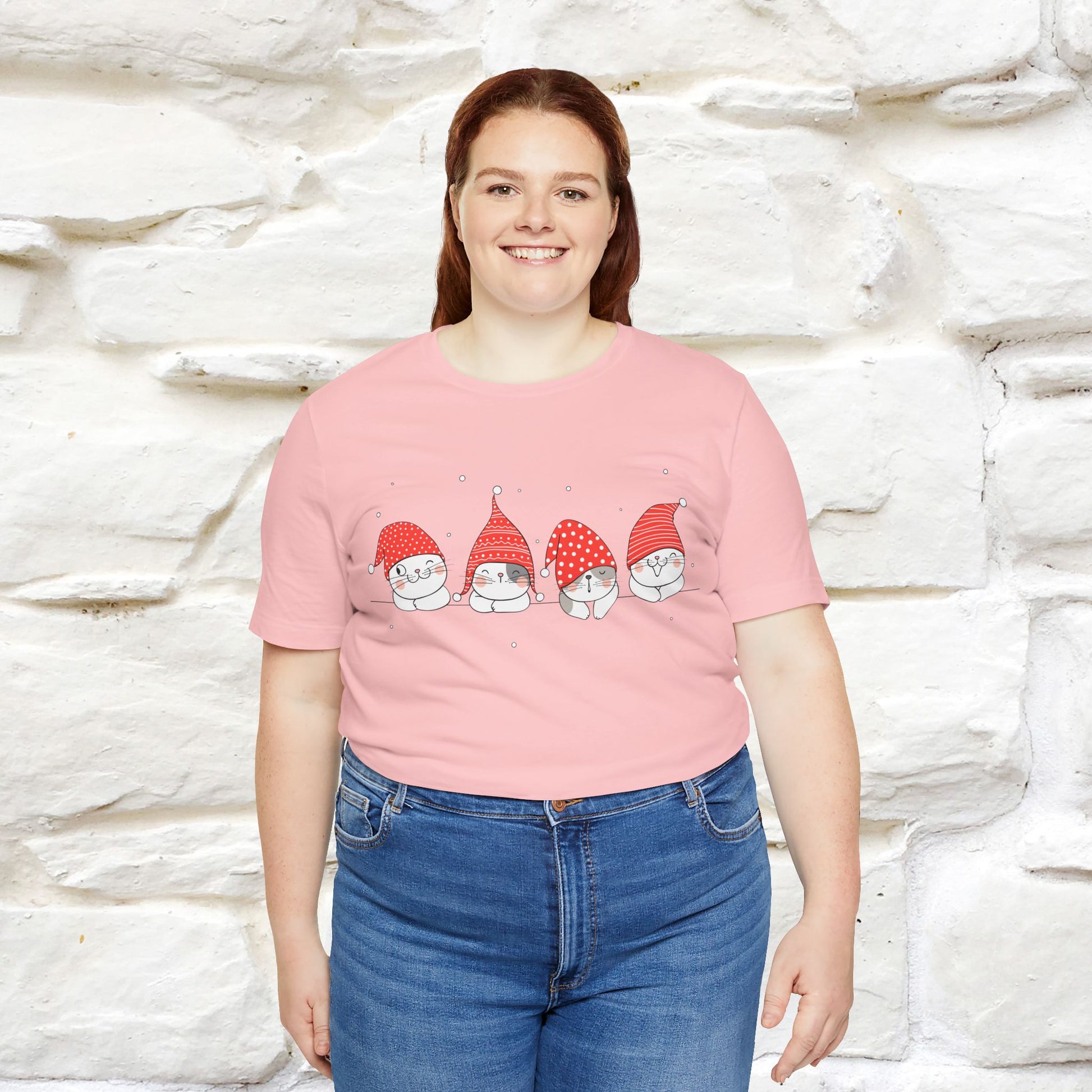 ''Christmas Cute'' |Cats T-shirt | Nunu&Miao Studio - Nunu&Miao Studio