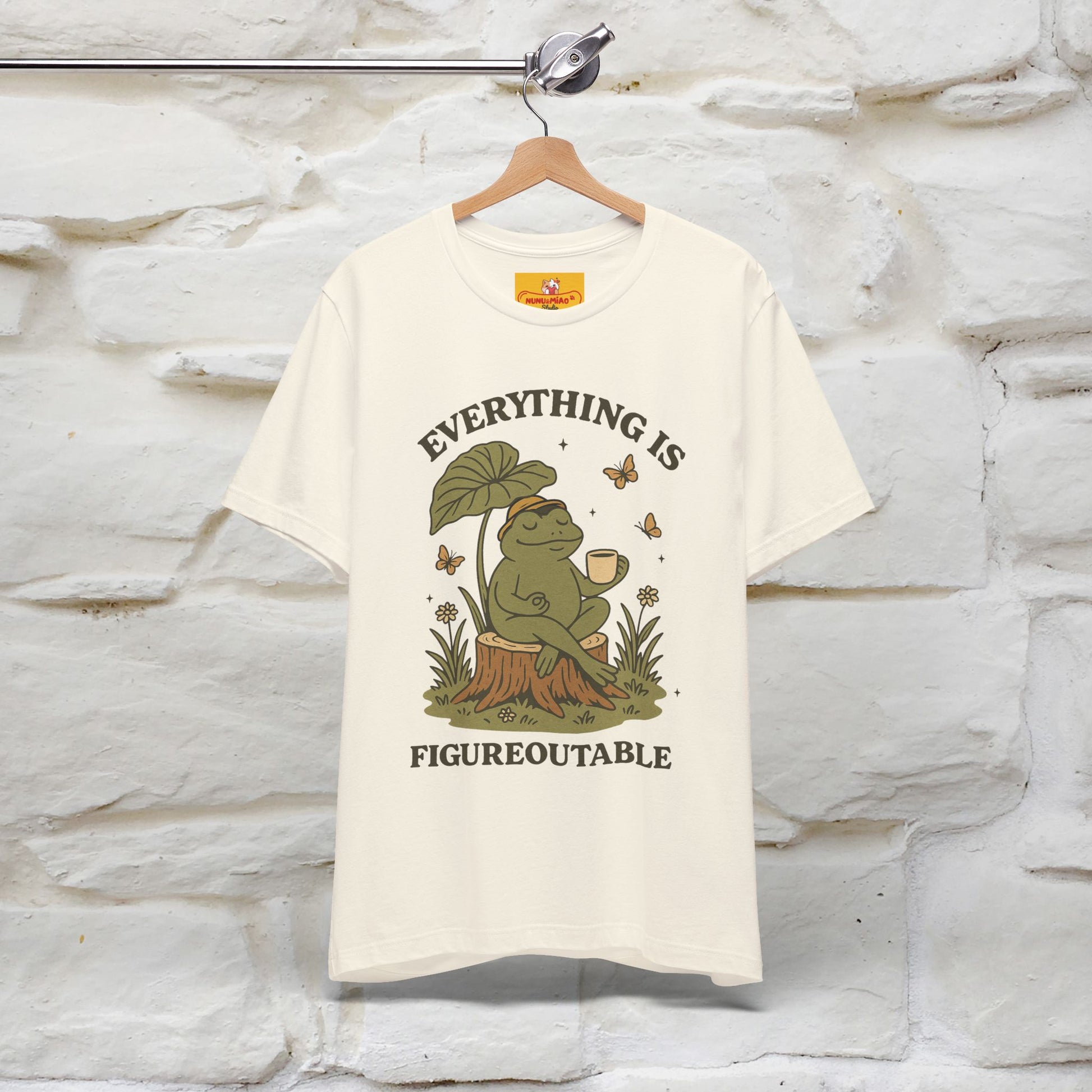 "Everything Is Fugureoutable"| Lifestyle Shirt |Nunu&Miao Studio - Nunu&Miao Studio