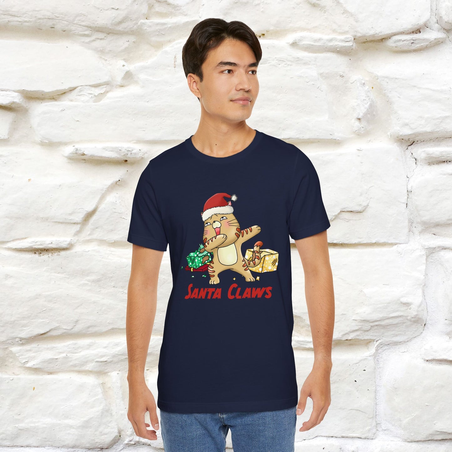 "Santa Claws" |Funny Cat T-Shirt | Nunu&Miao Studio