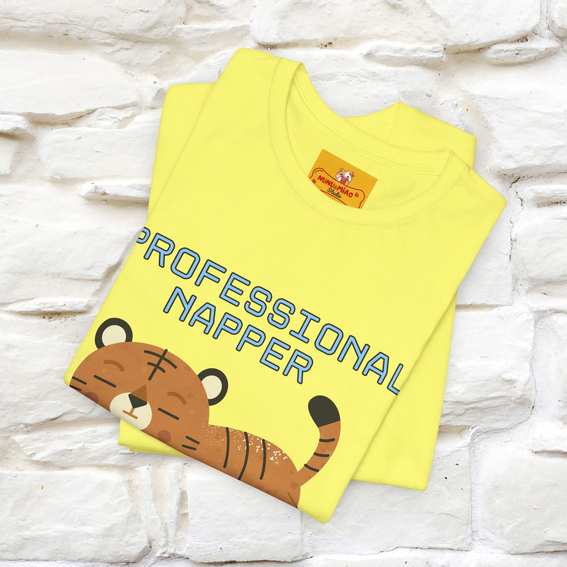 ''Professional napper since birth.''| CatT-Shirt | Nunu&Miao Studio - Nunu&Miao Studio