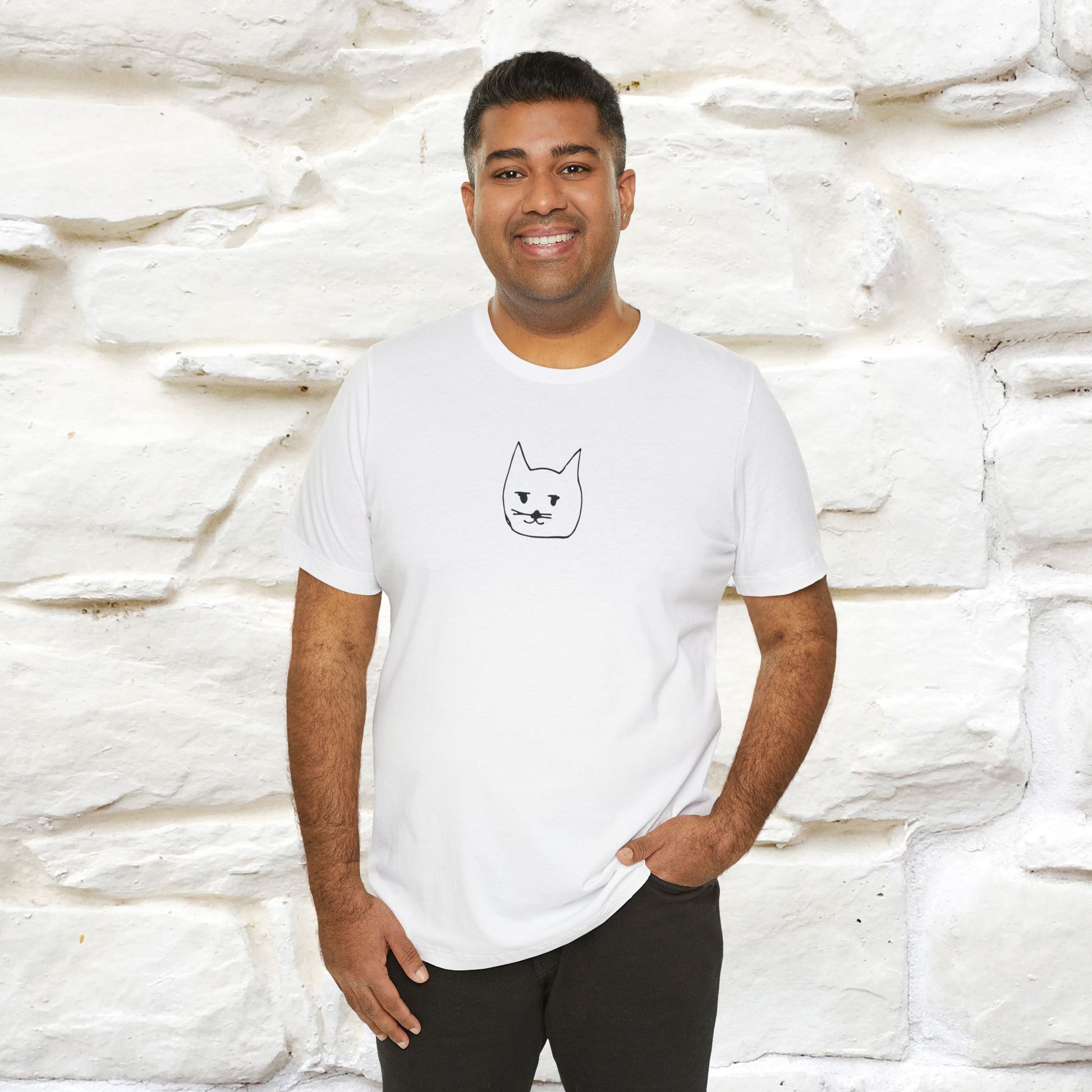"Caos'' Cat T-Shirt Front and Back Design | Nunu&Miao Studio - Nunu&Miao Studio