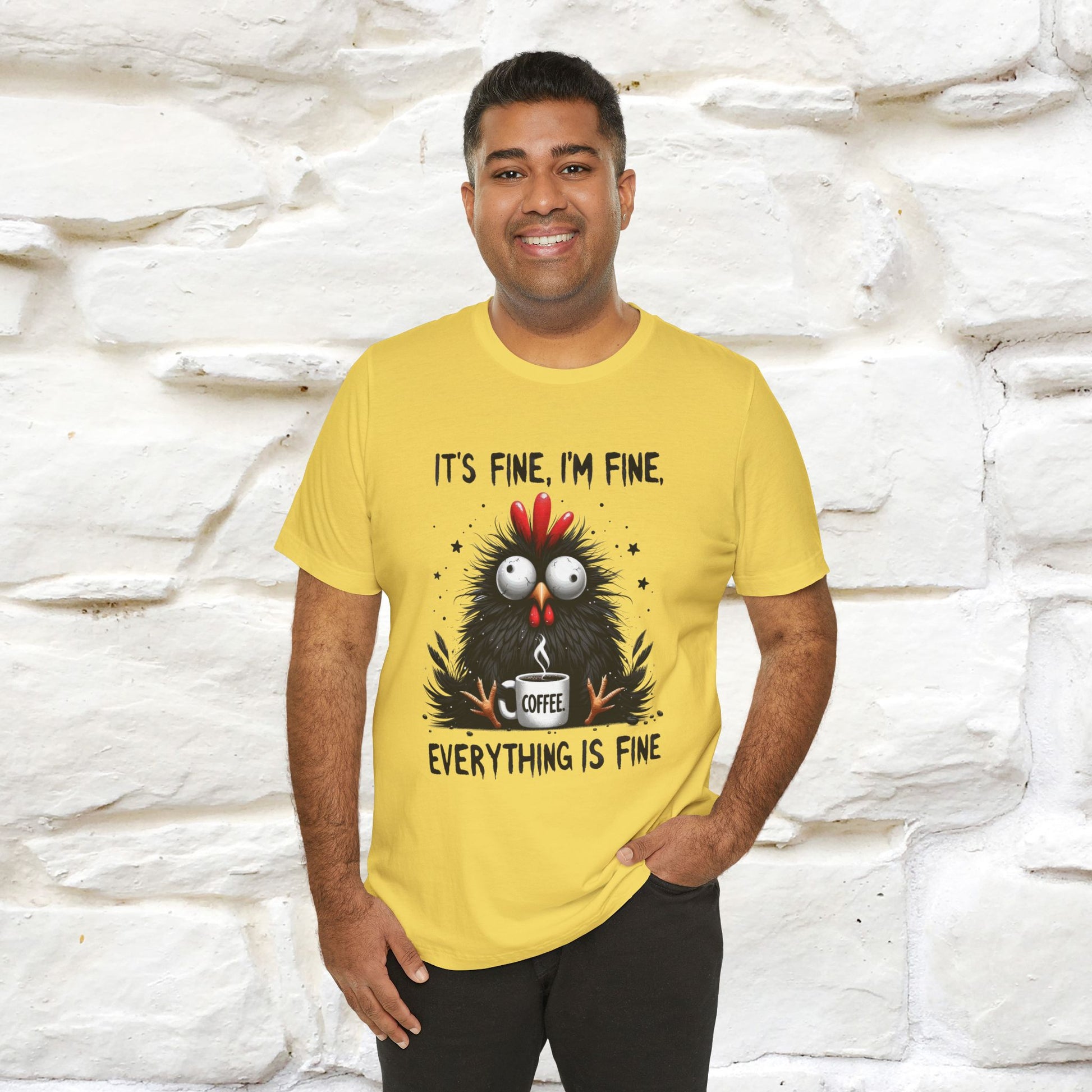 "Everything Is Fine" |Funny T-Shirt | Nunu&Miao Studio - Nunu&Miao Studio