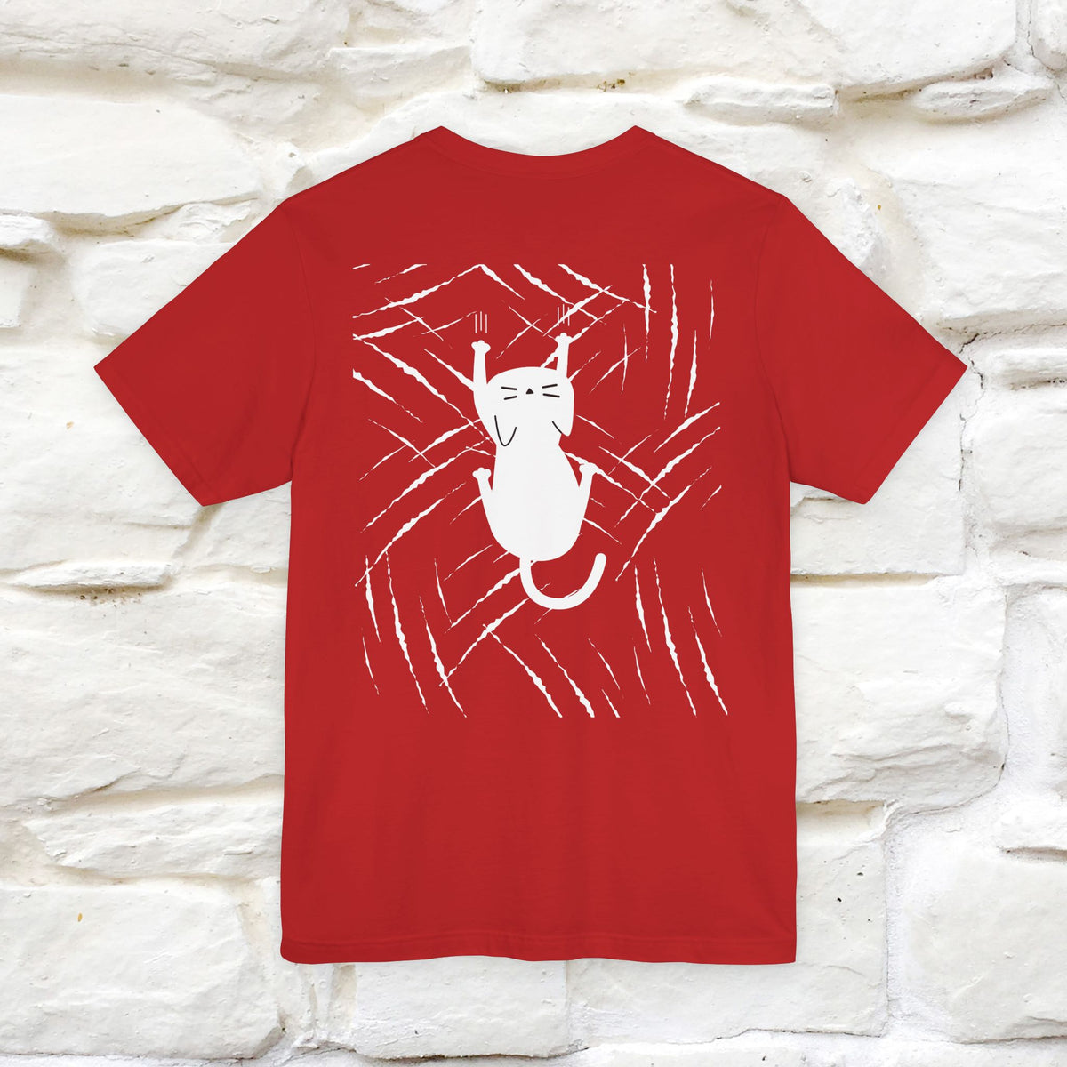 “Love Hurts"  Funny Cat T-Shirt | Front & Back Design | Nunu&Miao Studio