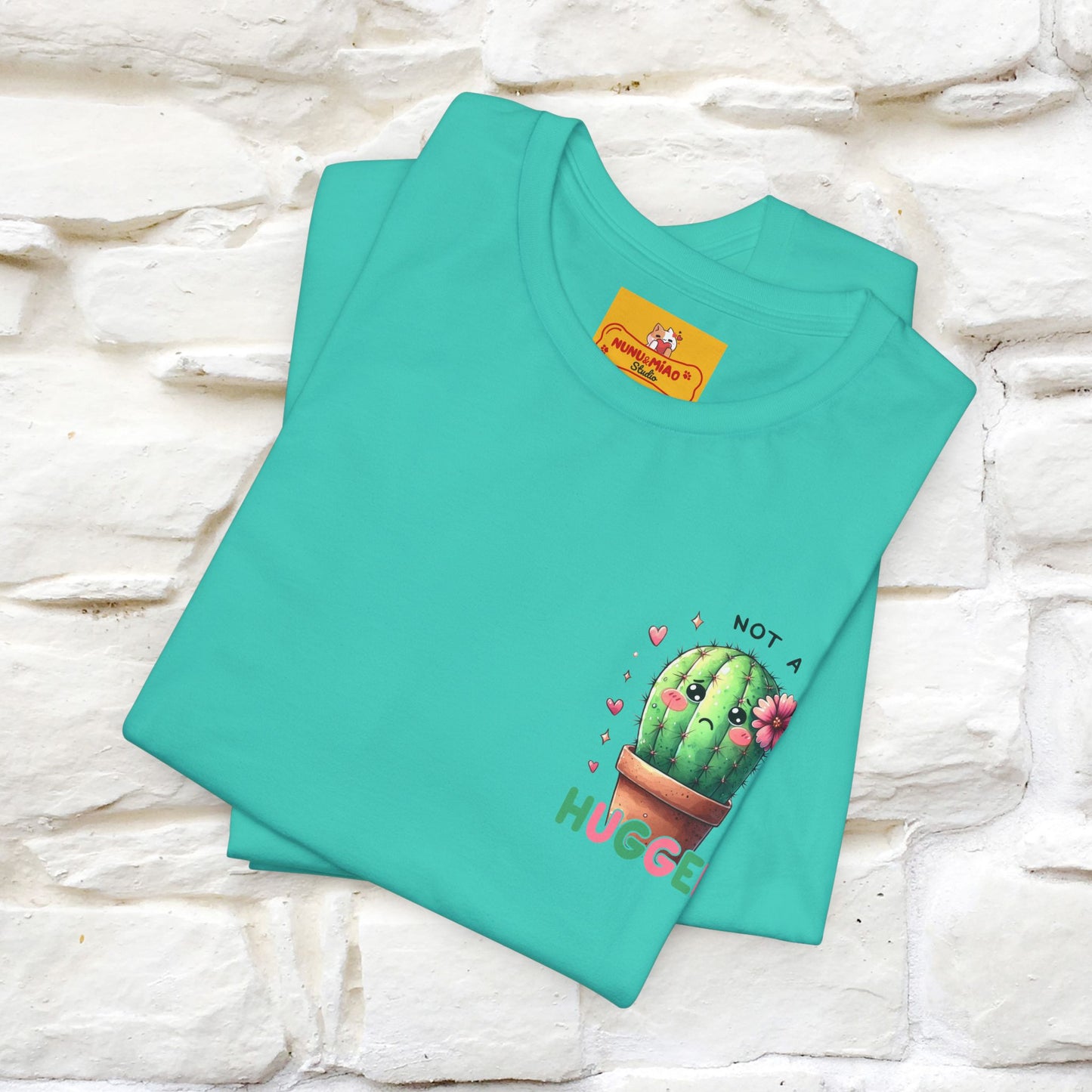 "Not A Hugger" |Funny T-Shirt | Front & Back Design|Nunu&Miao Studio - Nunu&Miao Studio