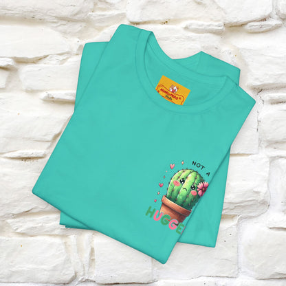 "Not A Hugger" |Funny T-Shirt | Front & Back Design|Nunu&Miao Studio - Nunu&Miao Studio