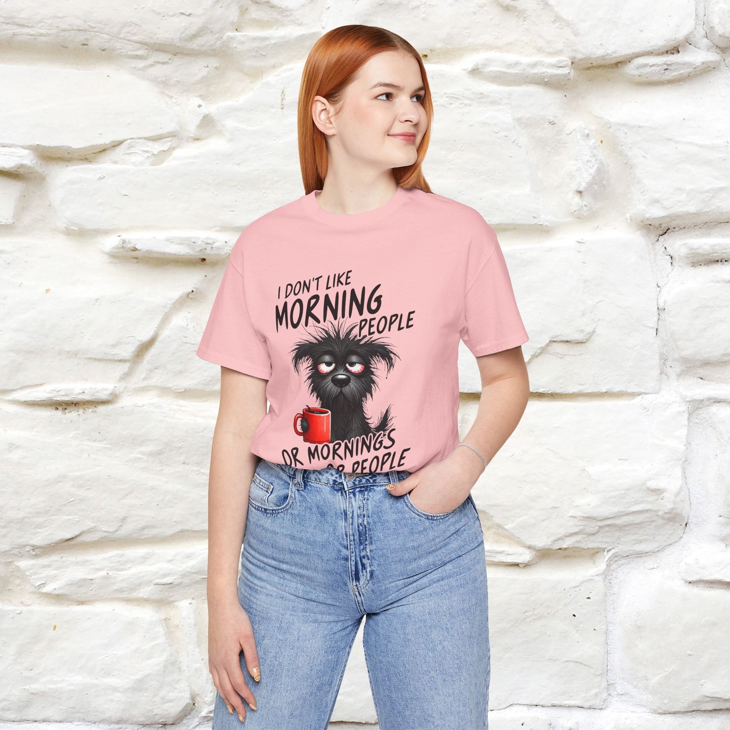 "I Don't Like Morning People..." Funny T-shirt |Nunu&Miao Studio - Nunu&Miao Studio
