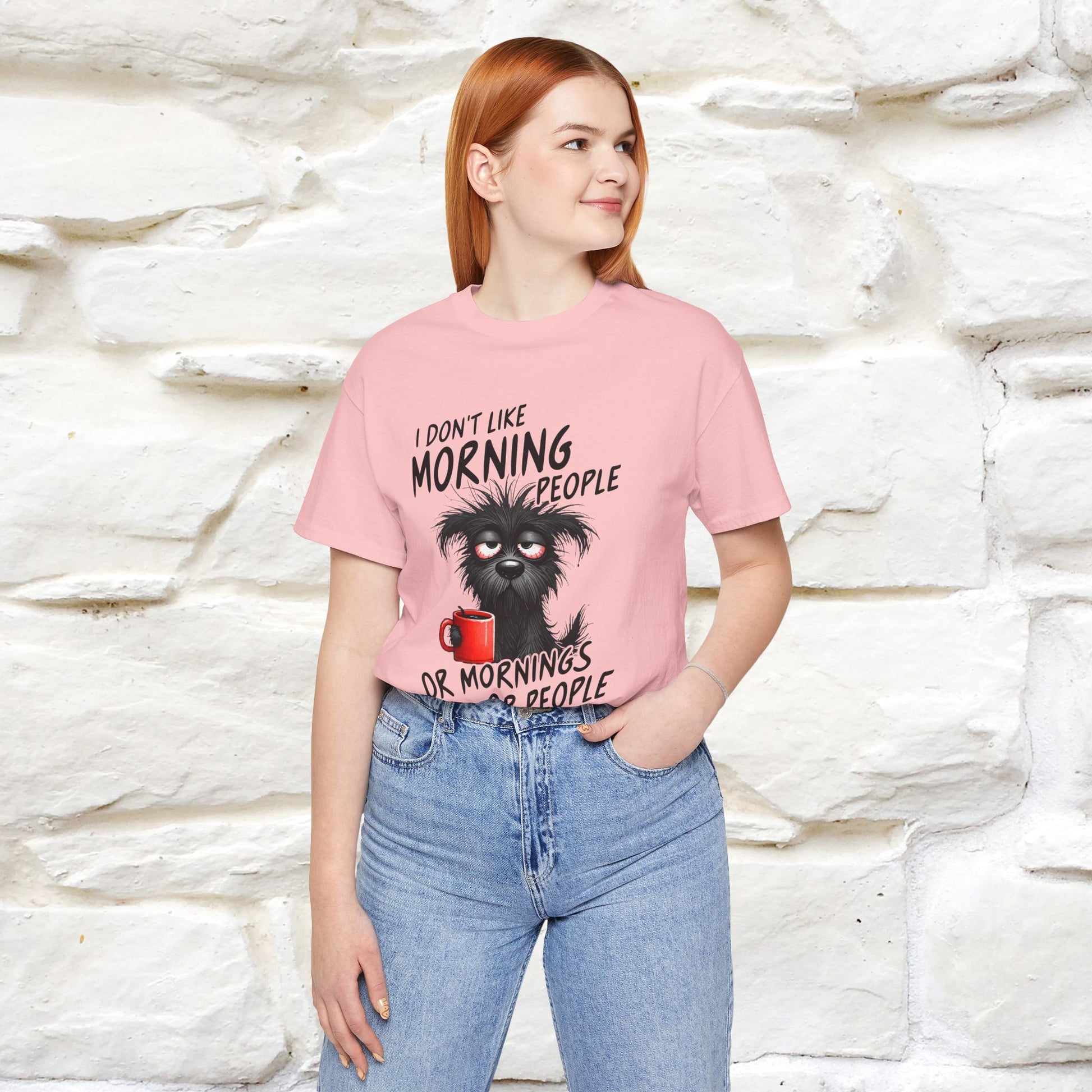 "I Don't Like Morning People..." Funny T-shirt |Nunu&Miao Studio - Nunu&Miao Studio