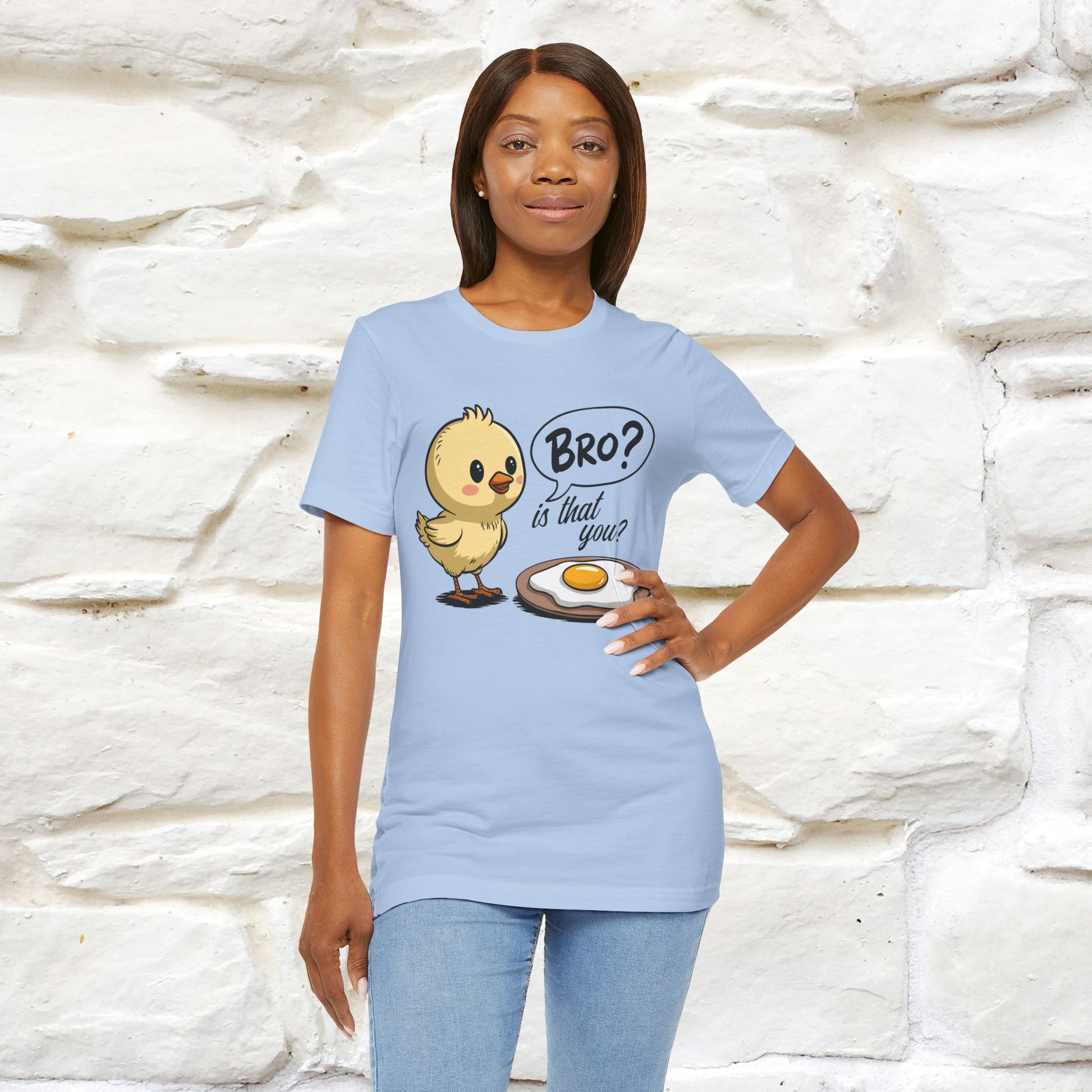 "Bro Is That You?" Funny Chicken T-shirt |Nunu&Miao Studio - Nunu&Miao Studio