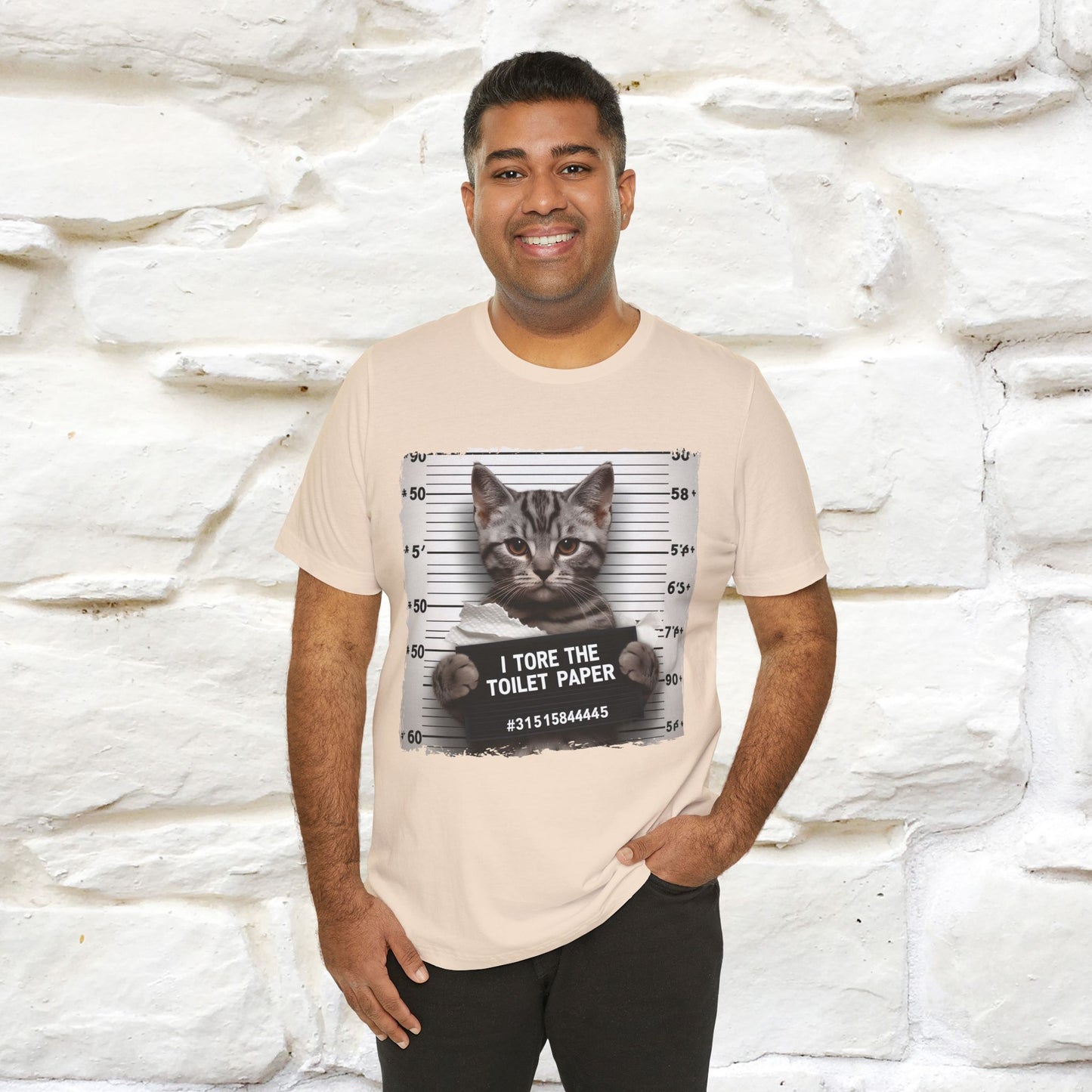 ''I Tore The Toilet Paper'' | Funny Cat T-Shirt | Nunu&Miao Studio - Nunu&Miao Studio